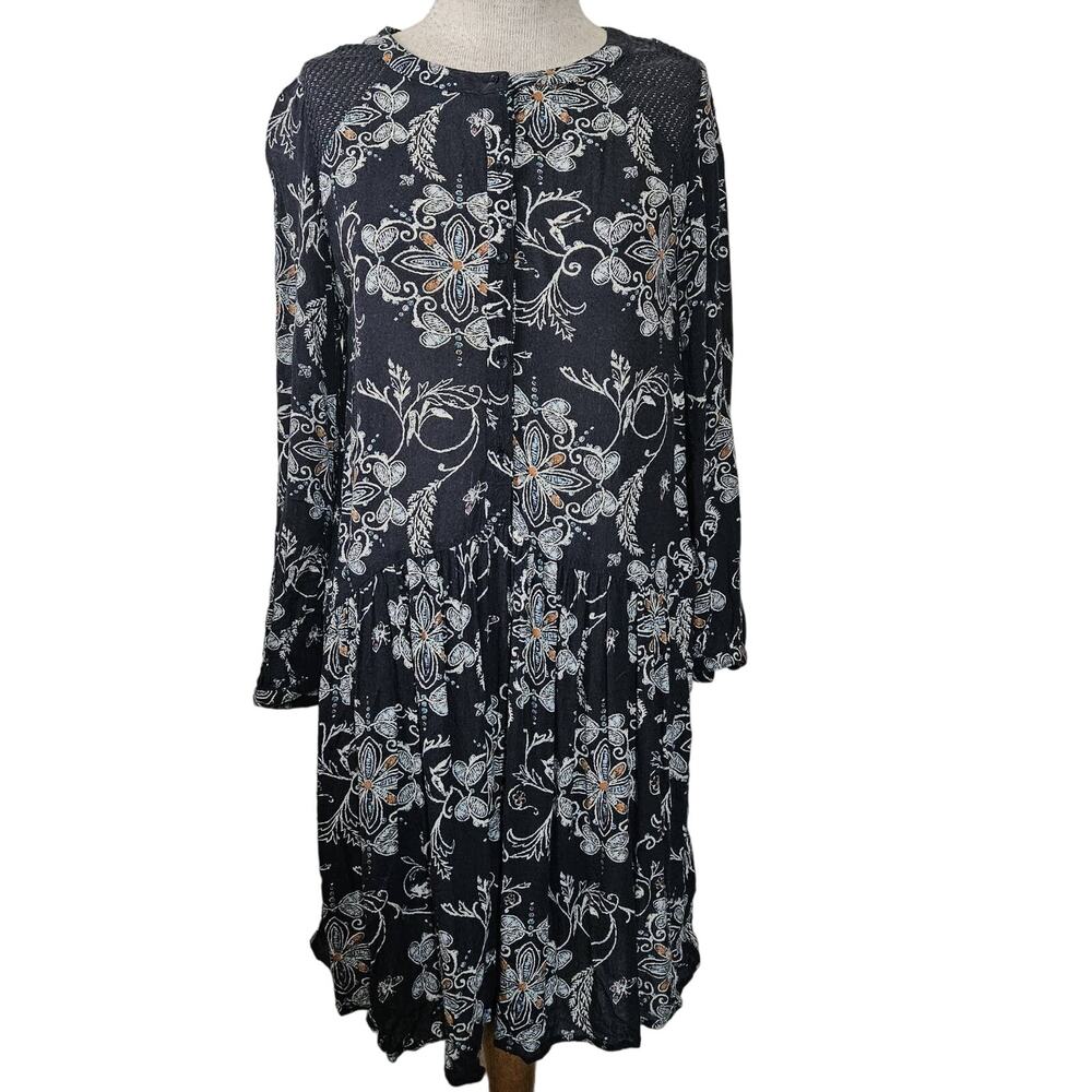 Navy Tunic Blouse Size XS